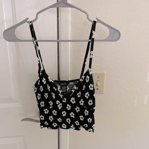 Floral crop top